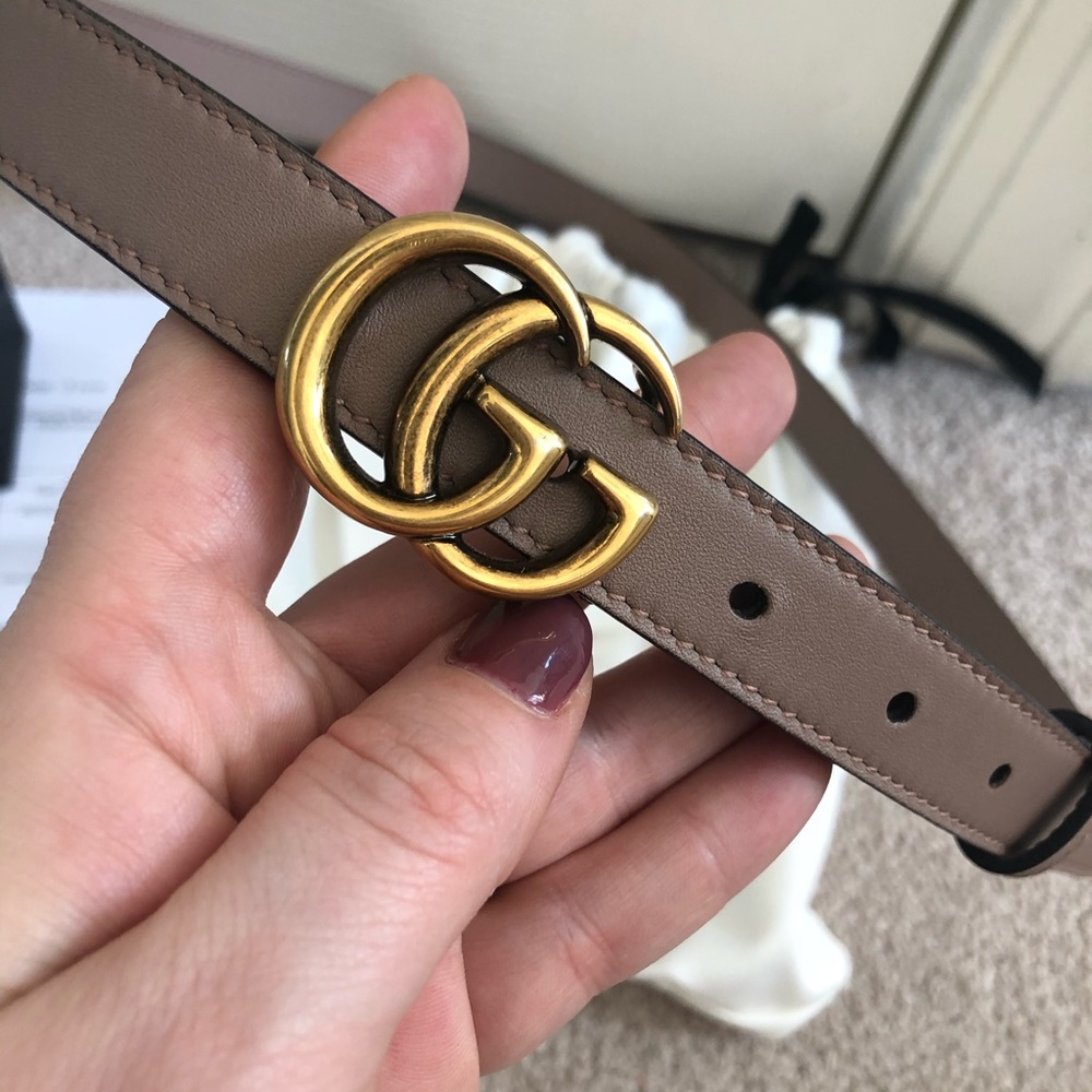 Authentic Gucci Belt Small Double G Size 95